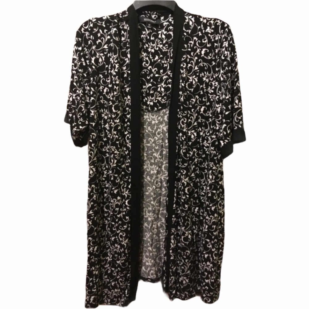 3 for $15 Ellen Tracy black and white cardigan